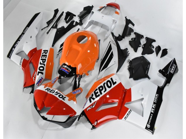 2013-2021 Red White Orange Repsol Honda CBR600RR Motorcycle Fairings Kit UK Factory 2013-2021 Red White Orange Repsol Honda CBR600RR Motorcycle Fairings Kit UK Factory