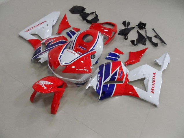 2013-2021 Red White Blue HRC Honda CBR600RR Moto Fairings UK Factory