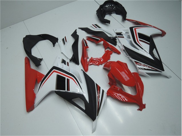 2013-2016 Red White Black Kawasaki EX300 Motorbike Fairing UK Factory 2013-2016 Red White Black Kawasaki EX300 Motorbike Fairing UK Factory