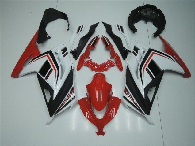 2013-2016 Red White Black Kawasaki EX300 Motorbike Fairing UK Factory 2013-2016 Red White Black Kawasaki EX300 Motorbike Fairing UK Factory