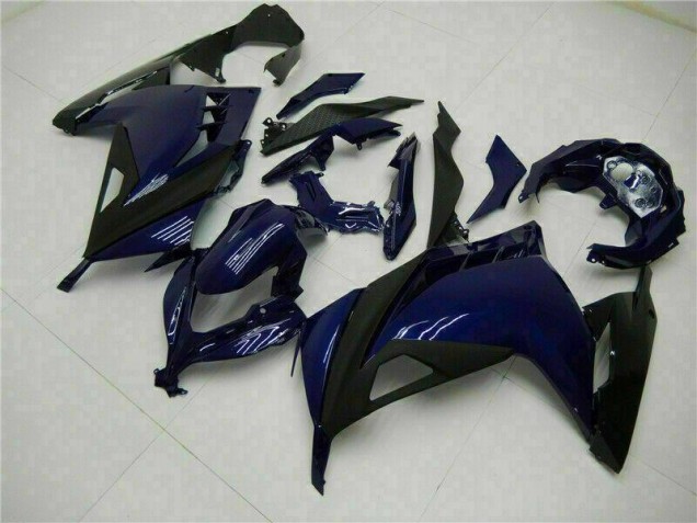 2013-2016 Blue Black Kawasaki EX300 Motorcycle Fairings Kits UK Factory 2013-2016 Blue Black Kawasaki EX300 Motorcycle Fairings Kits UK Factory