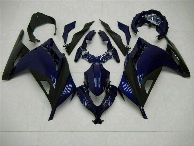 2013-2016 Blue Black Kawasaki EX300 Motorcycle Fairings Kits UK Factory 2013-2016 Blue Black Kawasaki EX300 Motorcycle Fairings Kits UK Factory
