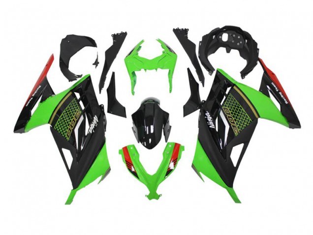 2013-2016 Green Black Kawasaki EX300 Motor Bike Fairings & Bodywork UK Factory 2013-2016 Green Black Kawasaki EX300 Motor Bike Fairings & Bodywork UK Factory