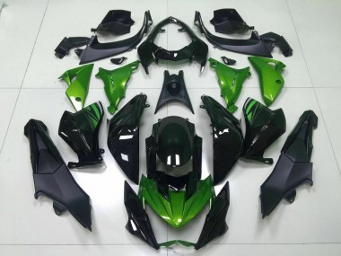 2013-2016 Green Black Kawasaki Z800 Motorcycle Fairings MF0735 UK Factory