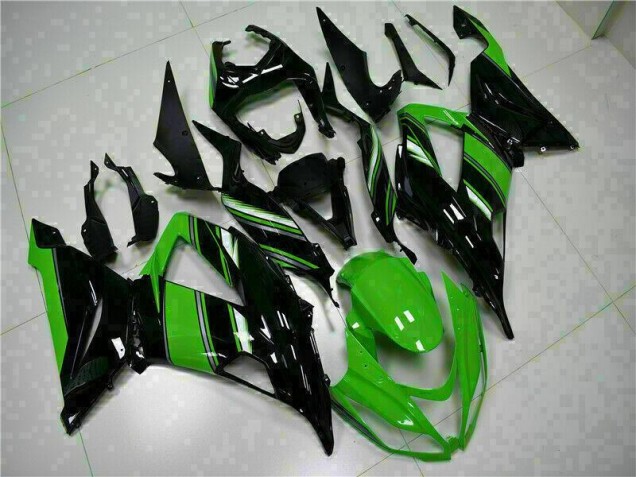 2013-2018 Black Green Kawasaki ZX6R Motor Fairings UK Factory 2013-2018 Black Green Kawasaki ZX6R Motor Fairings UK Factory