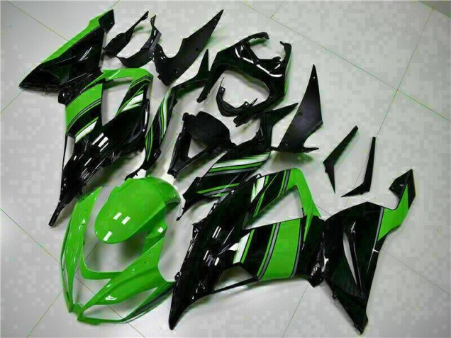 2013-2018 Black Green Kawasaki ZX6R Motor Fairings UK Factory 2013-2018 Black Green Kawasaki ZX6R Motor Fairings UK Factory