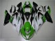 2013-2018 Green White Black Kawasaki ZX6R Motor Fairings UK Factory 2013-2018 Green White Black Kawasaki ZX6R Motor Fairings UK Factory