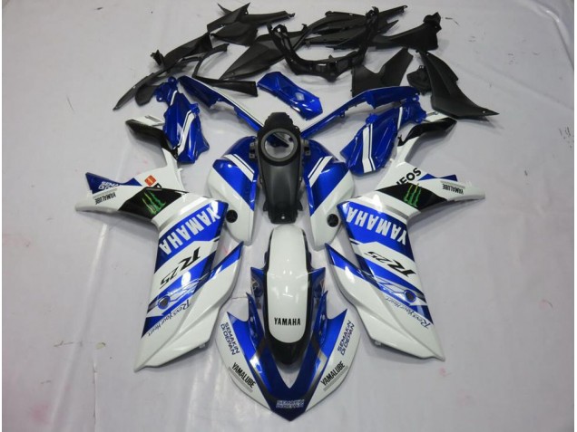 2015-2022 White Monster Yamaha YZF R3 Replacement Fairings UK Factory 2015-2022 White Monster Yamaha YZF R3 Replacement Fairings UK Factory