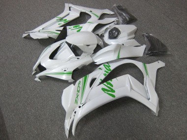 2016-2019 White Green Kawasaki Ninja ZX10R Motorcycle Fairings MF3785 UK Factory