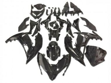 2017-2019 Glossy Black Kawasaki EX650 Motorcycle Fairings MF0731 UK Factory