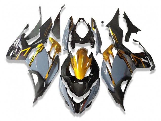 2018-2023 Grey Black Kawasaki EX400 Motorbike Fairing Kits UK Factory 2018-2023 Grey Black Kawasaki EX400 Motorbike Fairing Kits UK Factory