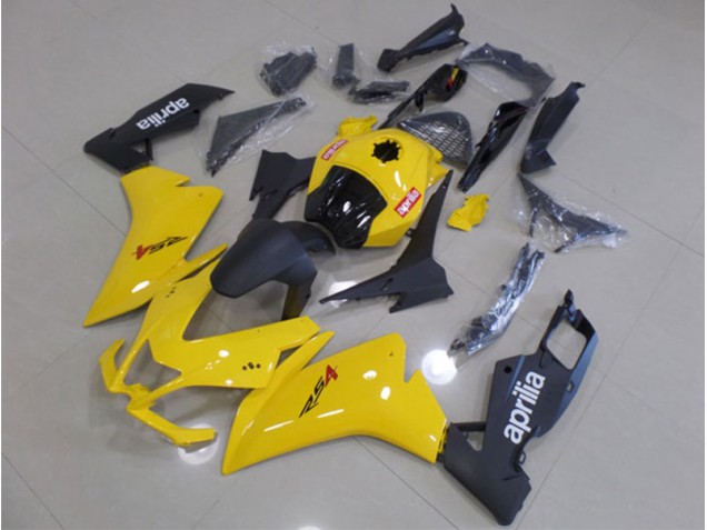 2011-2018 Yellow Black Aprilia RS4 50 125 Motorbike Fairing Kits UK Factory 2011-2018 Yellow Black Aprilia RS4 50 125 Motorbike Fairing Kits UK Factory