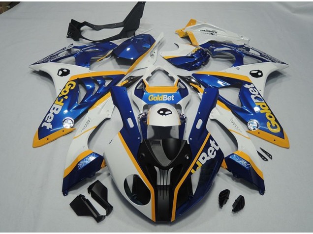 2009-2014 Black Blue White GoldBet BMW S1000RR Moto Fairings UK Factory