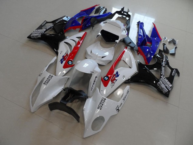 2009-2014 White Blue Red Becker Carbon BMW S1000RR Motorcylce Fairings UK Factory 2009-2014 White Blue Red Becker Carbon BMW S1000RR Motorcylce Fairings UK Factory