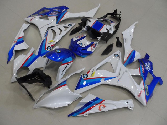 2009-2014 Blue White BMW S1000RR Motorcycle Fairing Kit UK Factory 2009-2014 Blue White BMW S1000RR Motorcycle Fairing Kit UK Factory
