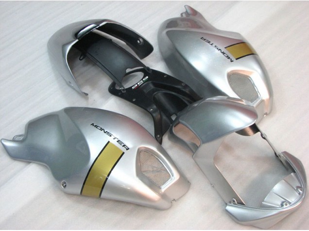 2008-2012 Black Silver Monster Ducati Monster 696 Motorcycle Fairings Kit UK Factory 2008-2012 Black Silver Monster Ducati Monster 696 Motorcycle Fairings Kit UK Factory