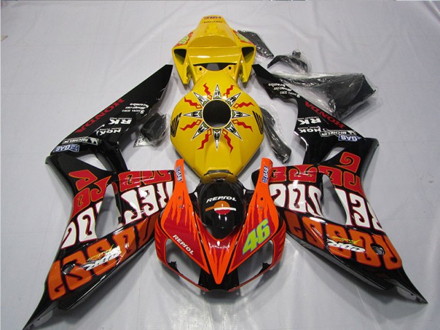 2004-2005 Repsol 46 Honda CBR1000RR Motorcycle Replacement Fairings UK Factory 2004-2005 Repsol 46 Honda CBR1000RR Motorcycle Replacement Fairings UK Factory