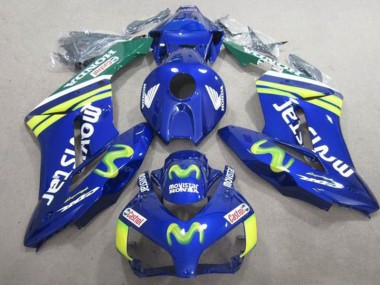 2004-2005 Blue Movistar Castrol Honda CBR1000RR Motorbike Fairing UK Factory