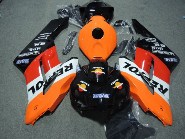 2004-2005 Black Orange Repsol Honda CBR1000RR Motor Bike Fairings UK Factory 2004-2005 Black Orange Repsol Honda CBR1000RR Motor Bike Fairings UK Factory