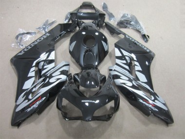 2004-2005 Black Silver Honda CBR1000RR Motorcycle Fairings Kits UK Factory