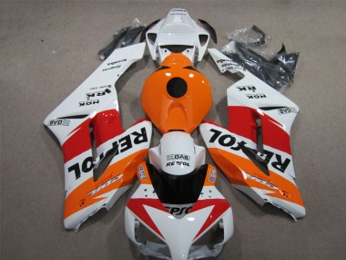 2004-2005 White Orange Repsol Honda CBR1000RR Moto Fairings UK Factory