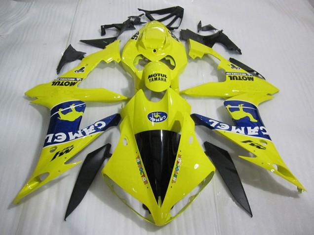 2004-2005 Yellow Camel Honda CBR1000RR Motorbike Fairings UK Factory 2004-2005 Yellow Camel Honda CBR1000RR Motorbike Fairings UK Factory