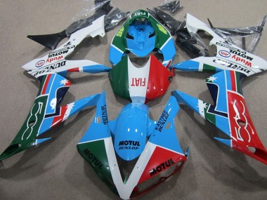 2004-2005 Blue Red Green Motul Honda CBR1000RR Motorcycle Fairing UK Factory