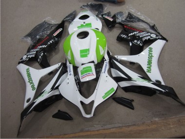 2004-2005 White Green Hannspree Honda CBR1000RR Motorcycle Fairing Kit UK Factory