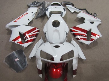 2004-2005 White Red Black Honda CBR1000RR Motor Bike Fairings UK Factory