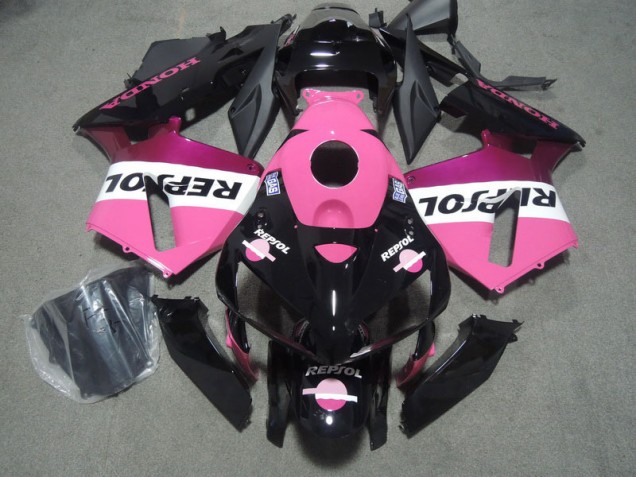 2004-2005 Black Pink Repsol Honda CBR1000RR Motorcycle Bodywork UK Factory 2004-2005 Black Pink Repsol Honda CBR1000RR Motorcycle Bodywork UK Factory