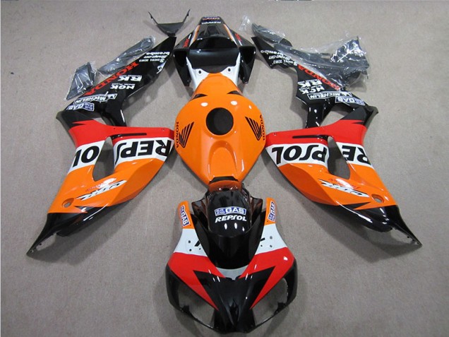 2006-2007 Orange Repsol Honda CBR1000RR Motorcyle Fairings UK Factory 2006-2007 Orange Repsol Honda CBR1000RR Motorcyle Fairings UK Factory