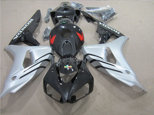 2006-2007 Black Silver Red Decal Honda CBR1000RR Motorbike Fairings UK Factory 2006-2007 Black Silver Red Decal Honda CBR1000RR Motorbike Fairings UK Factory