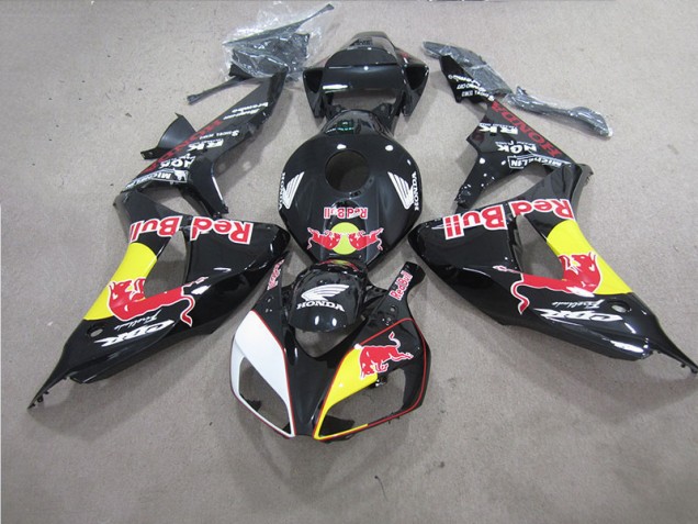 2006-2007 Black Red Bull Honda CBR1000RR Bike Fairings UK Factory 2006-2007 Black Red Bull Honda CBR1000RR Bike Fairings UK Factory