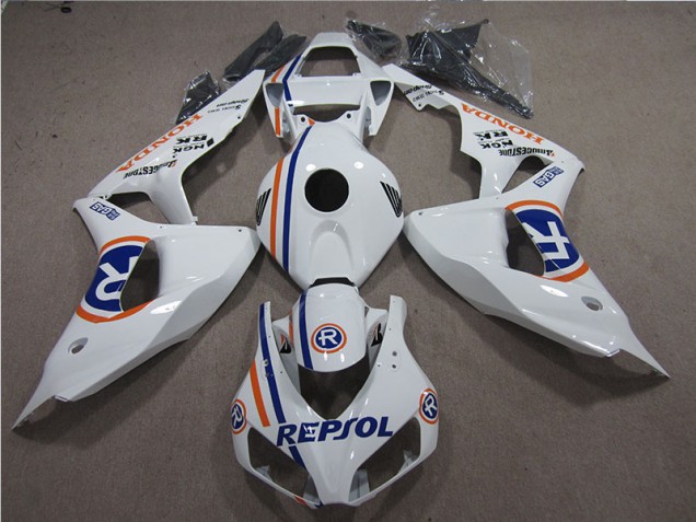 2006-2007 White Blue Repsol Honda CBR1000RR Bike Fairing Kit UK Factory 2006-2007 White Blue Repsol Honda CBR1000RR Bike Fairing Kit UK Factory