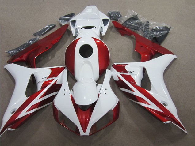 2006-2007 Red White Honda CBR1000RR Motor Bike Fairings UK Factory 2006-2007 Red White Honda CBR1000RR Motor Bike Fairings UK Factory