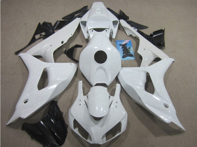 2006-2007 White Honda CBR1000RR Motorcycle Fairings Kits UK Factory 2006-2007 White Honda CBR1000RR Motorcycle Fairings Kits UK Factory