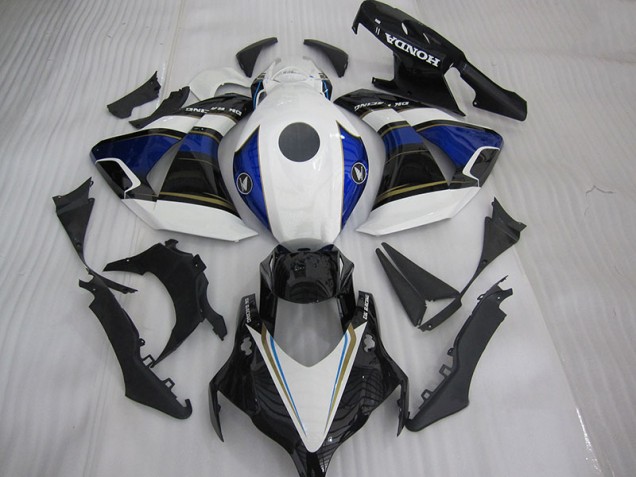 2008-2011 White Black Blue Honda CBR1000RR Bike Fairings UK Factory 2008-2011 White Black Blue Honda CBR1000RR Bike Fairings UK Factory