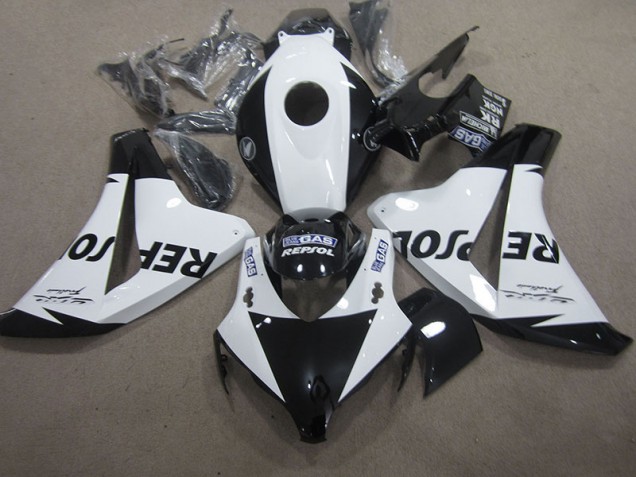 2008-2011 White Black Repsol Honda CBR1000RR Motorcyle Fairings UK Factory 2008-2011 White Black Repsol Honda CBR1000RR Motorcyle Fairings UK Factory