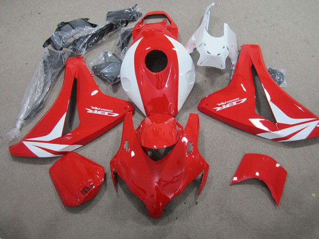 2008-2011 Red White Fireblade Honda CBR1000RR Motorbike Fairings UK Factory 2008-2011 Red White Fireblade Honda CBR1000RR Motorbike Fairings UK Factory