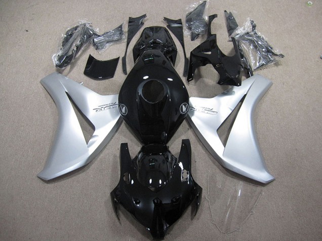 2008-2011 Black Silver Fireblade Honda CBR1000RR Motorbike Fairing Kits UK Factory 2008-2011 Black Silver Fireblade Honda CBR1000RR Motorbike Fairing Kits UK Factory