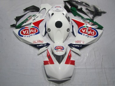 2012-2016 Red White PATA Honda CBR1000RR Motorcycle Fairings Kit UK Factory