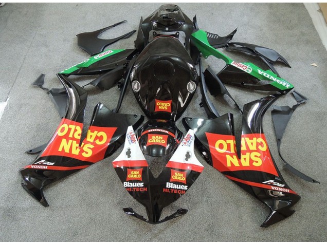 2012-2016 Black Red Yellow San Carlo Honda CBR1000RR Motorbike Fairings UK Factory 2012-2016 Black Red Yellow San Carlo Honda CBR1000RR Motorbike Fairings UK Factory