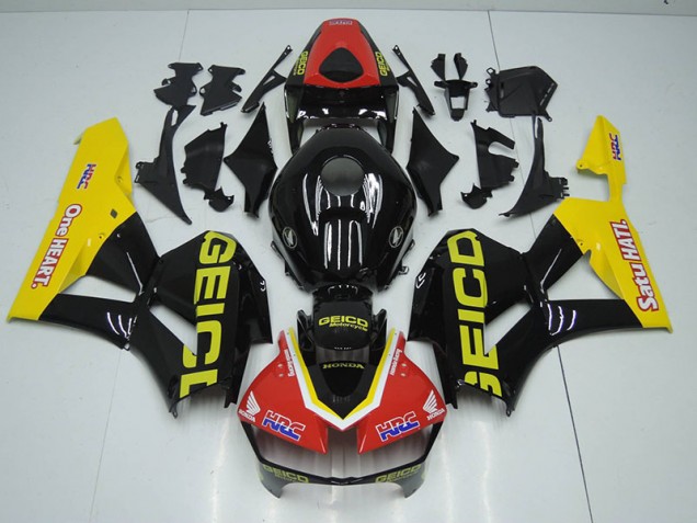 2012-2016 Black Red HRC Honda CBR1000RR Motor Bike Fairings UK Factory 2012-2016 Black Red HRC Honda CBR1000RR Motor Bike Fairings UK Factory