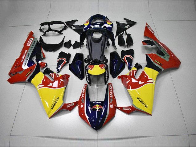 2017-2020 Blue Yellow Red Red Bull Honda CBR1000RR Motorcycle Fairing Kit UK Factory 2017-2020 Blue Yellow Red Red Bull Honda CBR1000RR Motorcycle Fairing Kit UK Factory