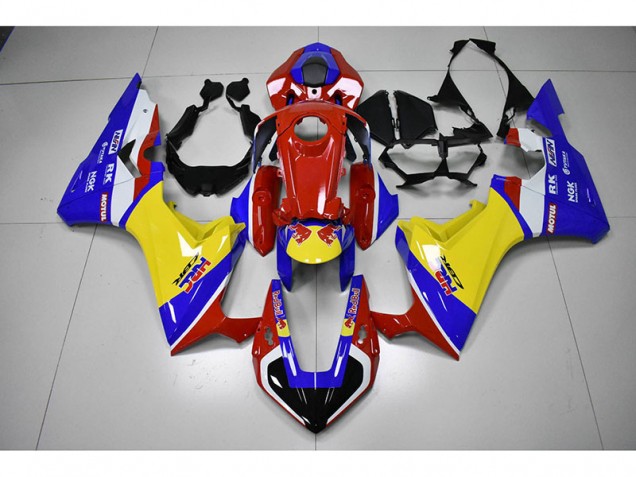 2017-2020 Red Yellow Blue HRC Red Bull Honda CBR1000RR Bike Fairing UK Factory 2017-2020 Red Yellow Blue HRC Red Bull Honda CBR1000RR Bike Fairing UK Factory
