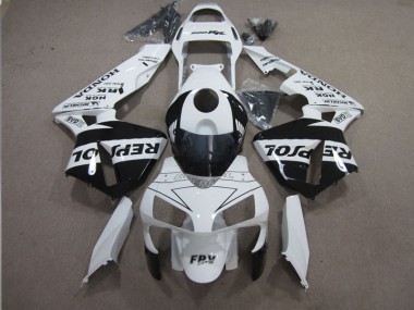 2003-2004 White Black Repsol Honda CBR600RR Motorbike Fairing UK Factory