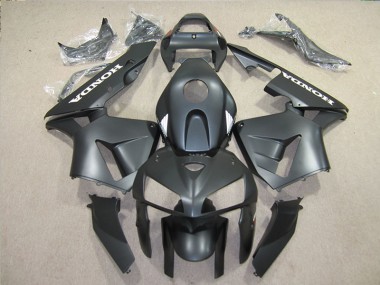 2005-2006 Black Honda CBR600RR Motorcycle Fairings Kit UK Factory