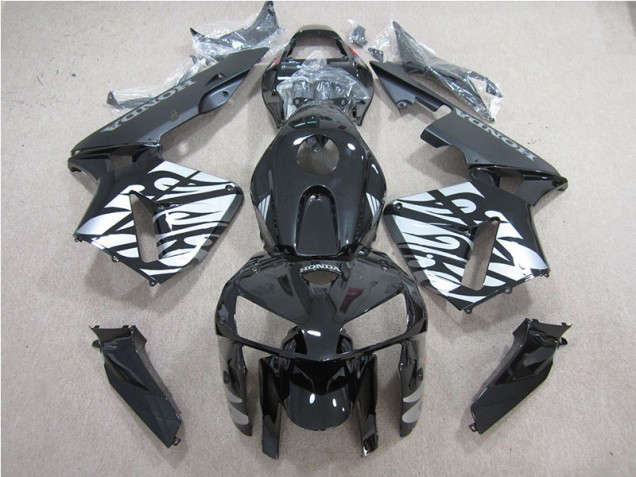 2005-2006 Black Honda CBR600RR Motorbike Fairing Kits UK Factory 2005-2006 Black Honda CBR600RR Motorbike Fairing Kits UK Factory