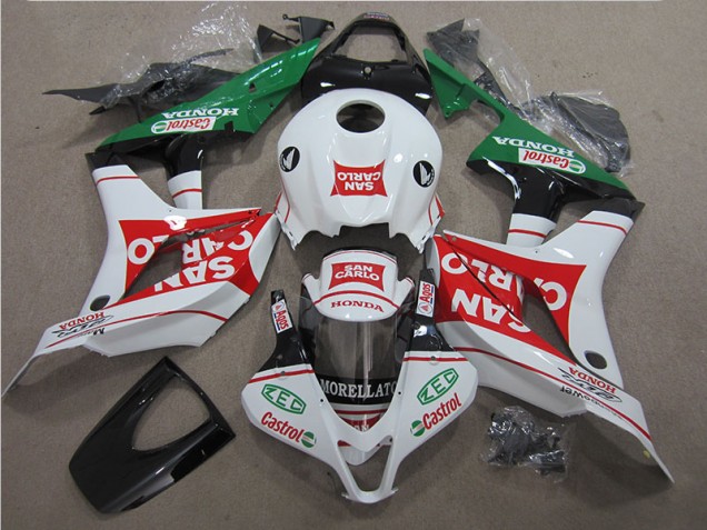 2007-2008 Red White San Carlo Honda CBR600RR Motorbike Fairing UK Factory 2007-2008 Red White San Carlo Honda CBR600RR Motorbike Fairing UK Factory