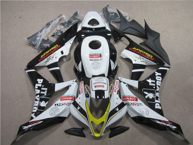2007-2008 Black Red White DENSO Honda CBR600RR Replacement Motorcycle Fairings UK Factory